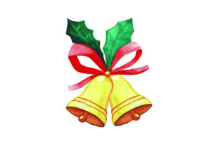 Christmas Bells Watercolor
