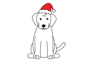 Christmas Golden Retriever
