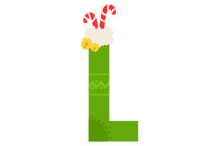 Christmas Letter L for Crafting