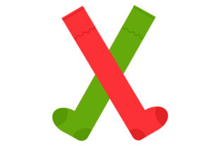Christmas Letter X: A Festive Graphic Design Asset