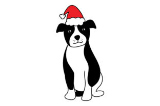 Christmas Pit Bull: A Bold Graphic Design Asset for Seasonal Branding