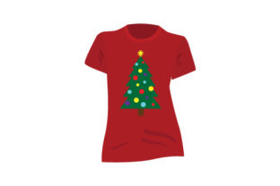 Christmas T-shirt Mockup for Seasonal Branding