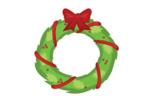 Christmas Wreath with Bow