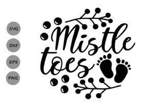 Mistle Toes Crafts Graphic Design Asset