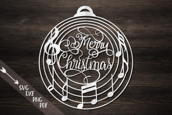 Music Christmas Ornament Bauble