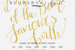 O Holy Night Lyrics Clipart for Crafts