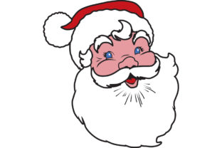 Santa Claus Head for Crafts