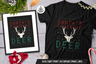 Santa Favorite Deer Print Templates