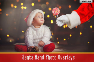 Santa Hand - Overlays Layer Styles